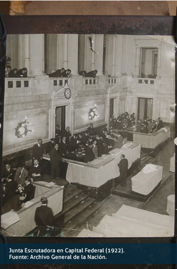 Junta Escrutadora en Capital Federal (1922)