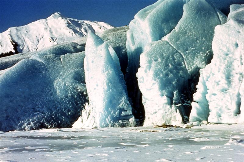 Glaciar de Medenhall en Alaska