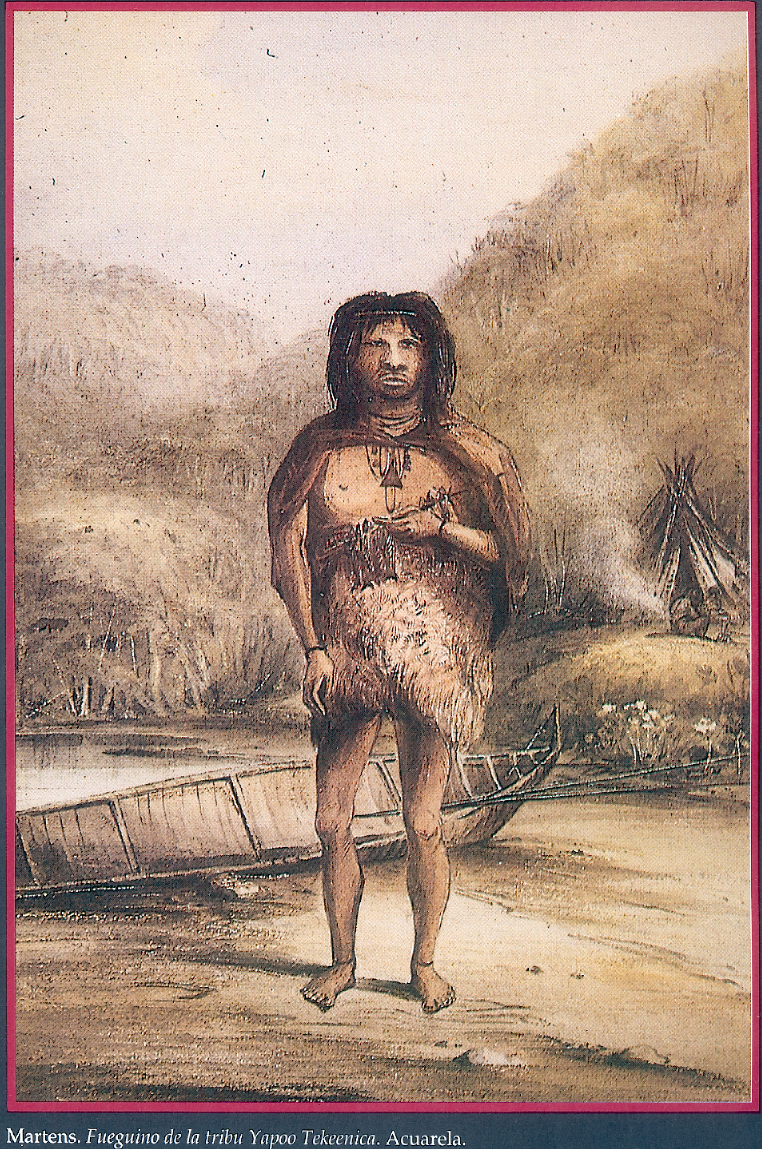 Fueguinos de la tribu YapooTekeenica