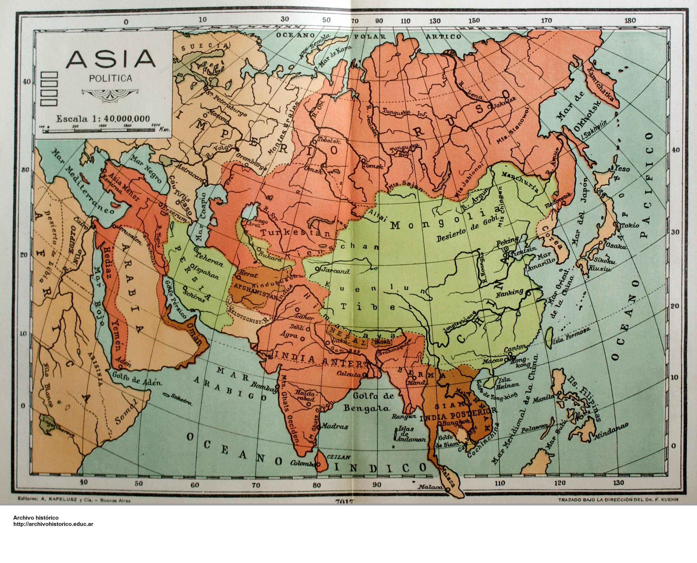 Asia en 1942