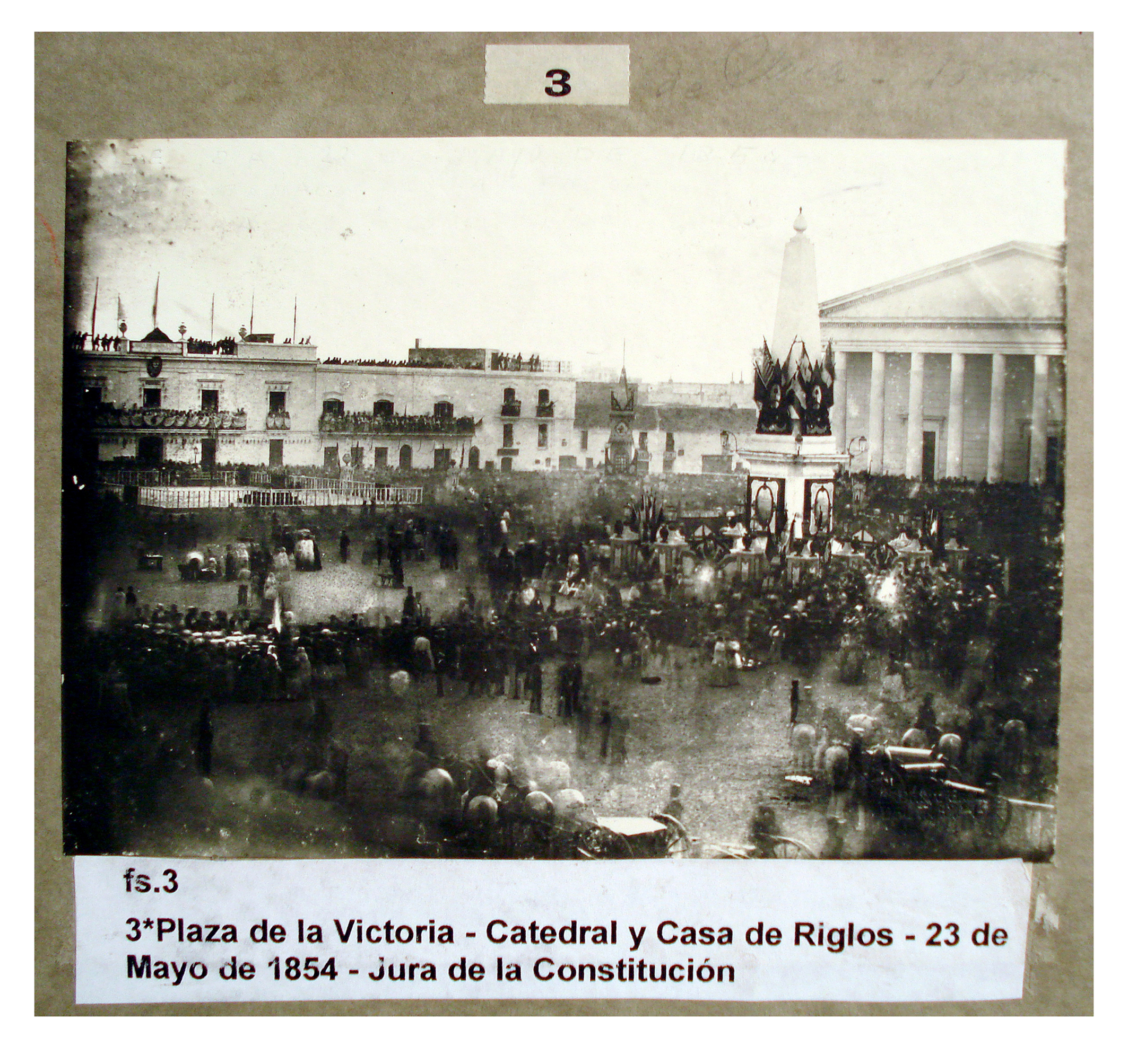 Jura de la Constitución en Buenos Aires, 1854
