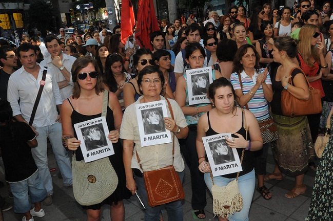 Marcha por el fallo Marita Verón en Rosario