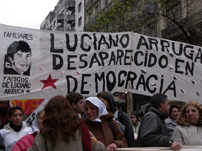Luciano Arruga desaparecido en democracia