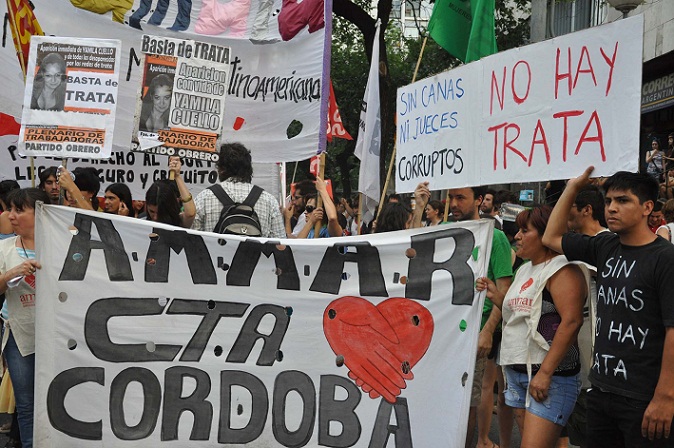 Marcha por el fallo Marita Verón en Córdoba