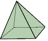 Pirámide verde oliva
