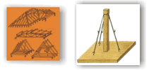 Ejemplos de modelo estructural (plano y maqueta)