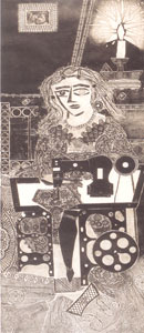 Obra de Berni - Ramona costurera, 1963.