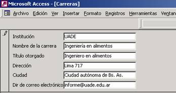 Pantalla de carga de Microsoft Access