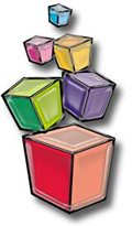 cubos de colores