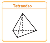 Dibujo de tetraedro