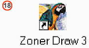 18 - icono de acceso directo de Zoner Draw 3