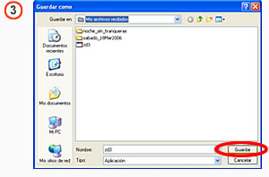 3 - Pantalla de Guardar Como