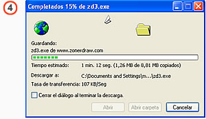 4 - Porcentaje de descarga