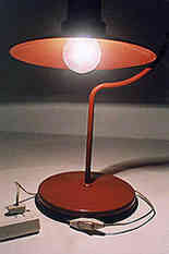 Fotografía de una lámpara