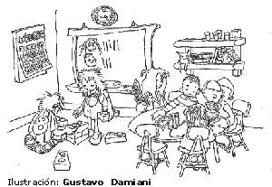 Chicos en el aula