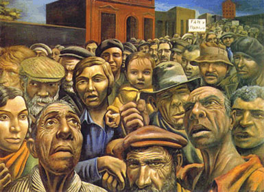 Obra de Berni - Manifestación, 1934. 