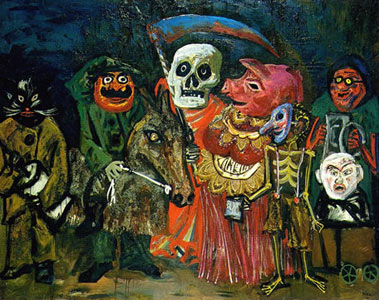Obra de Berni - Carnaval de Juanito, 1960. 