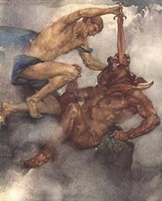 Teseo y el Minotauro