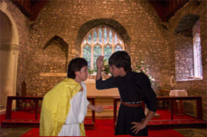 Discusión entre el Papa y Lutero