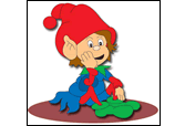 Imagen de duende sentado