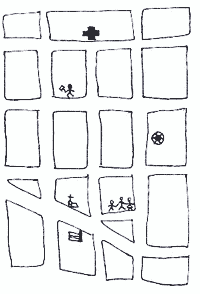 Mapa de un barrio