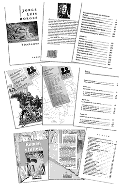Tapas y contratapas de libros