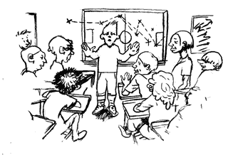 Ilustración de actividad en el aula