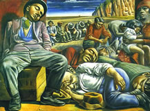 Obra de Berni: Desocupación, 1934