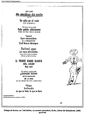 Manifiesto del surrealismo de A. Breton