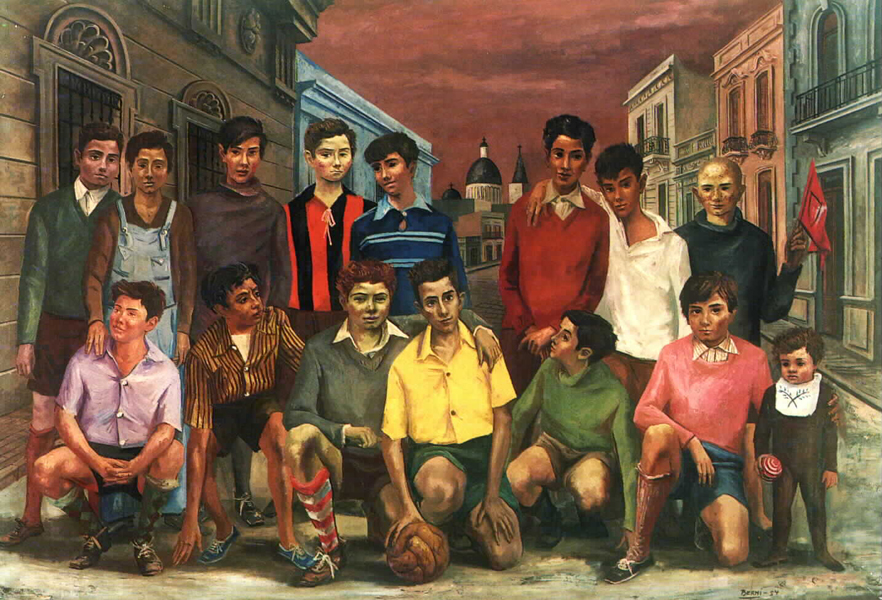Antonio Berni, Team de fútbol o Campeones de barrio