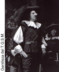 Foto de Ernesto Bianco como Cyrano de Bergerac