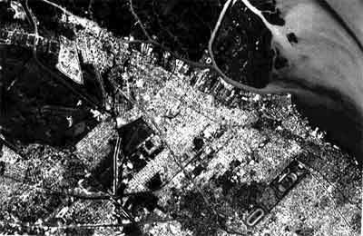 Imagen satelitaria correspondiente al partido de San Isidro