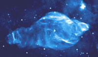Imagen radiotelescpica de la nebulosa W50