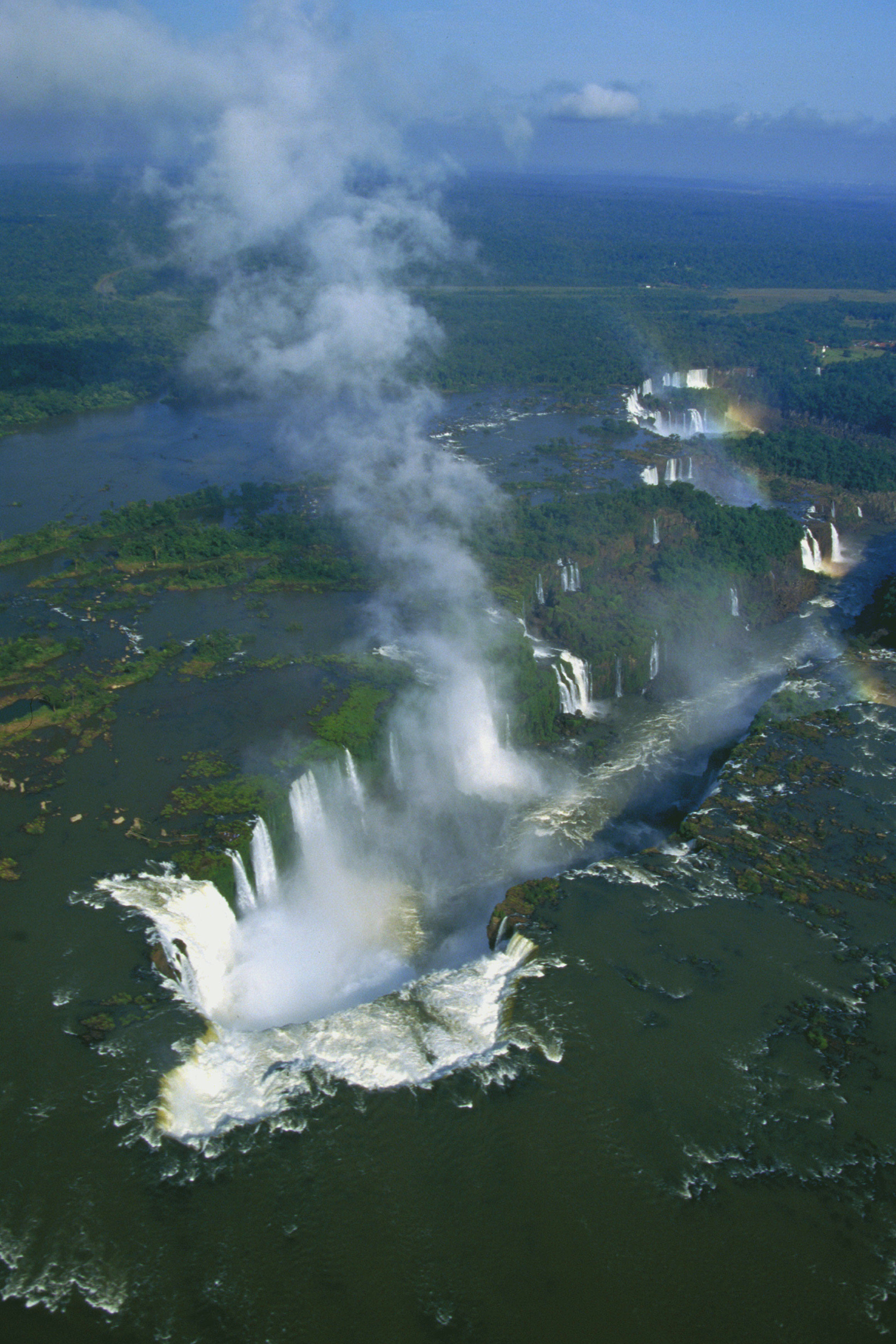 Cataratas del Iguazú desde el aire