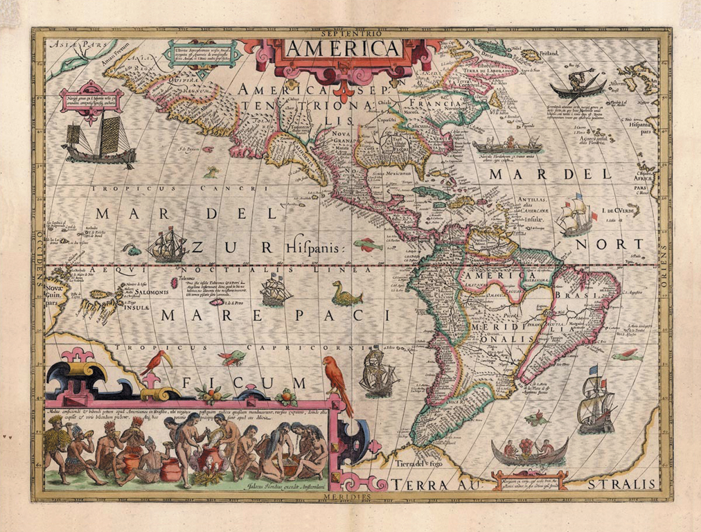 Mapa de América del Sur