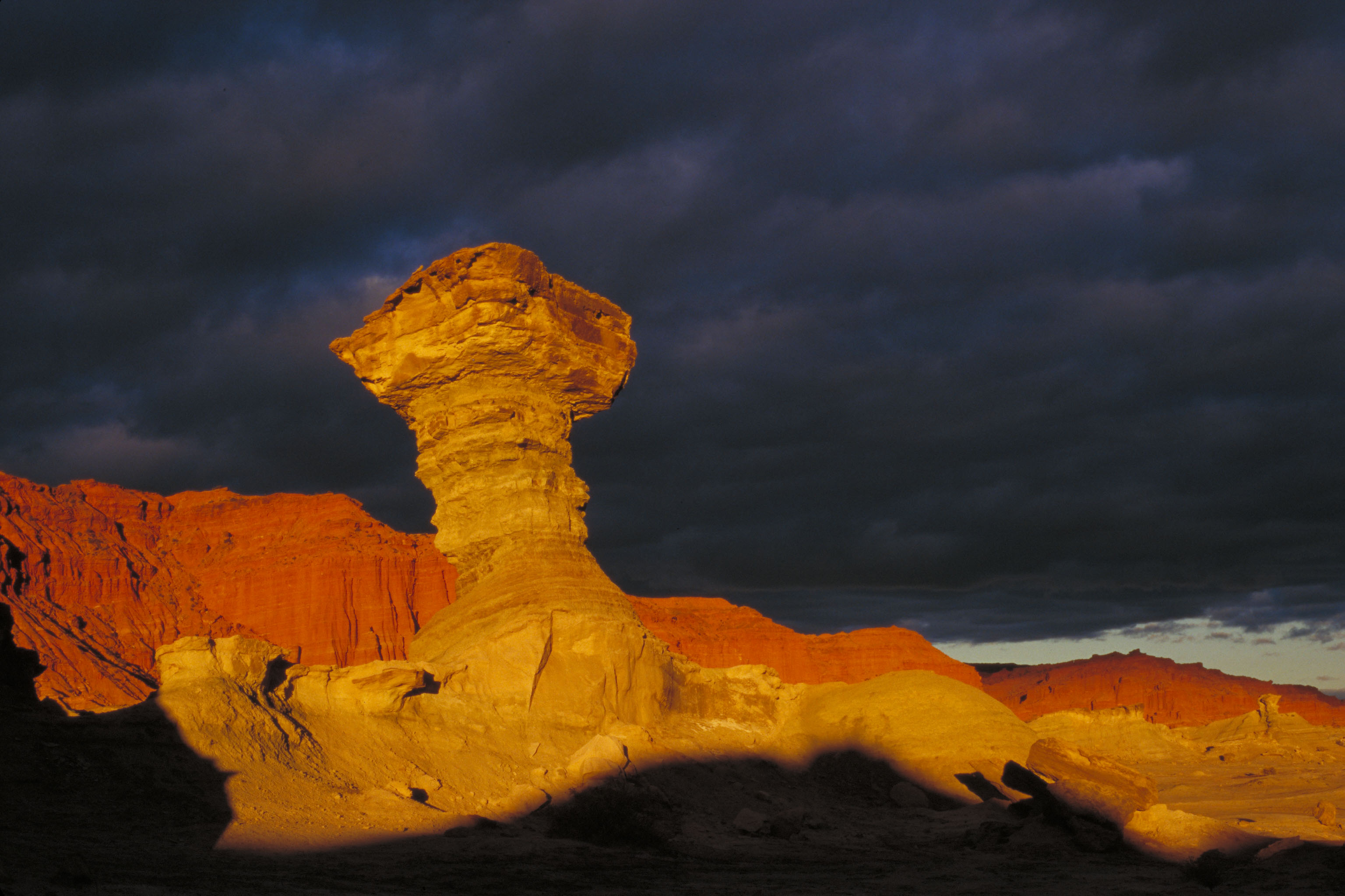Valle de la Luna por la noche