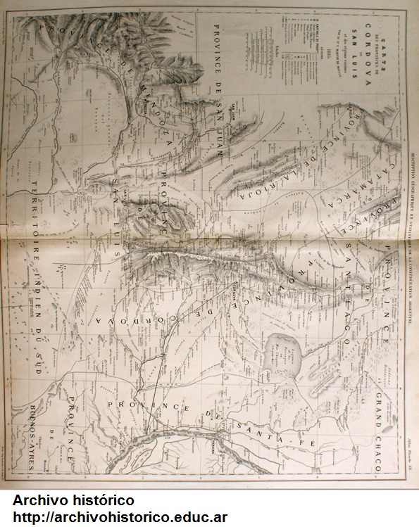 Córdoba y San Luis en 1865