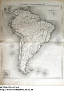 Sudamérica en 1867