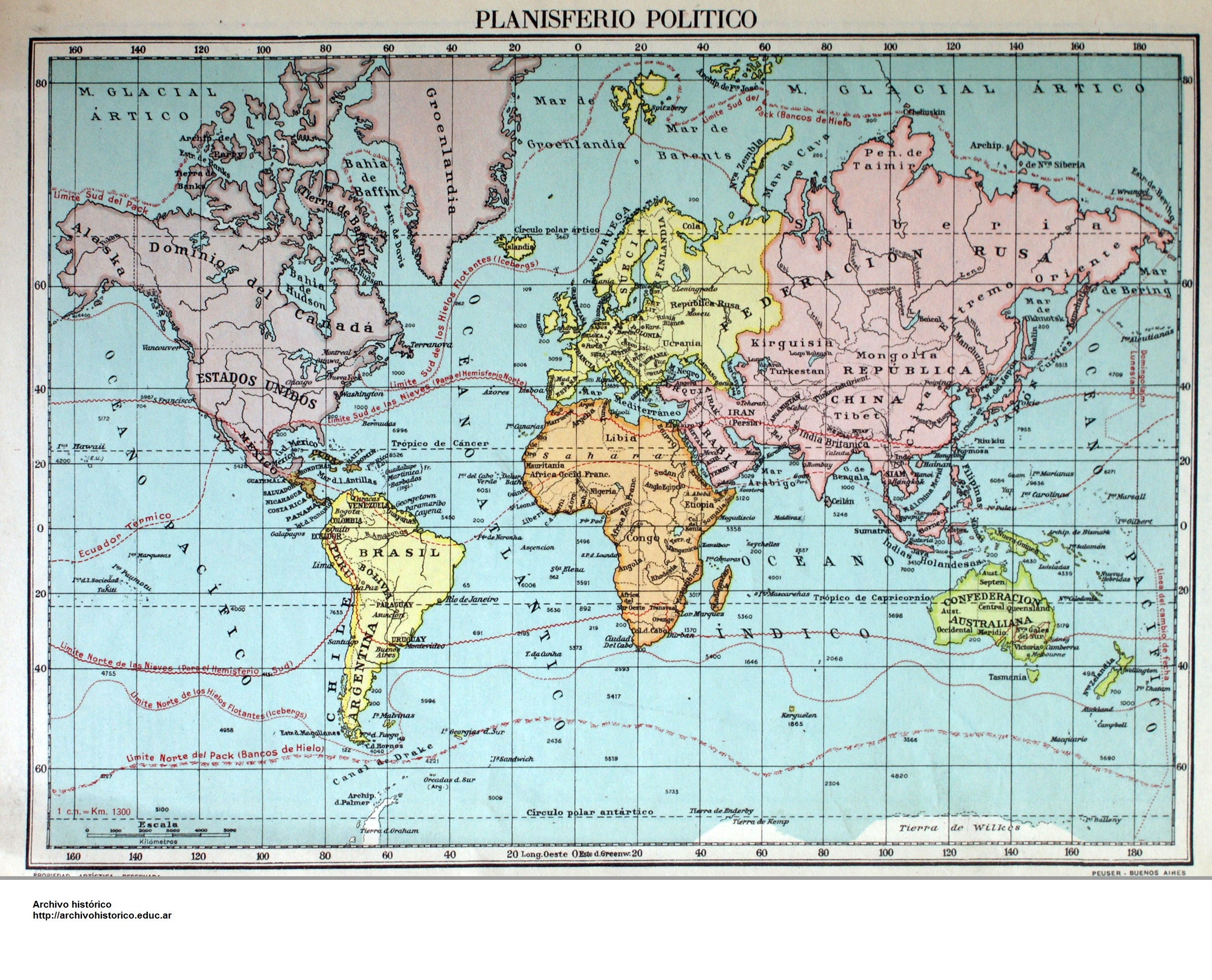 El Planisferio en 1947