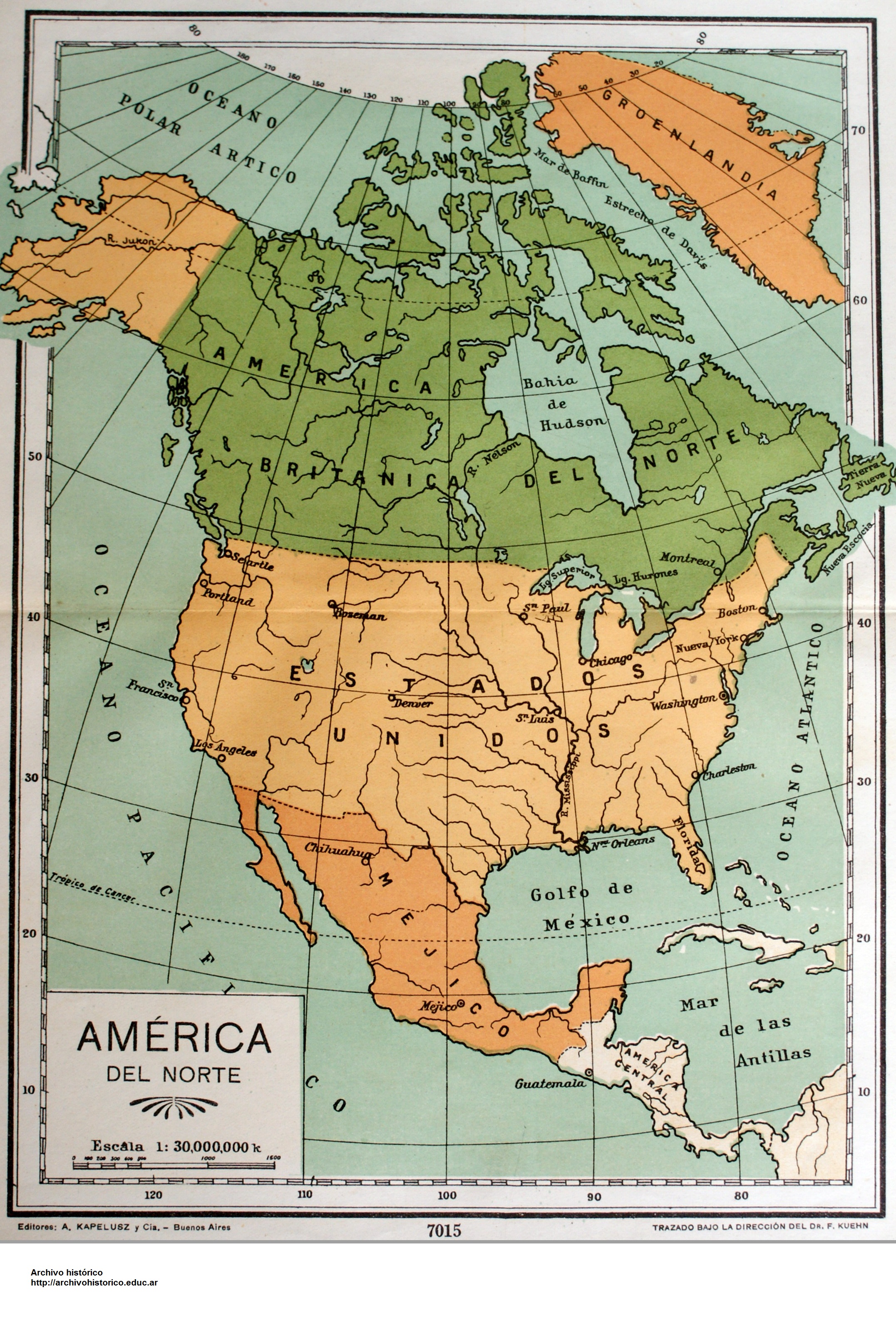 América del Norte en 1942