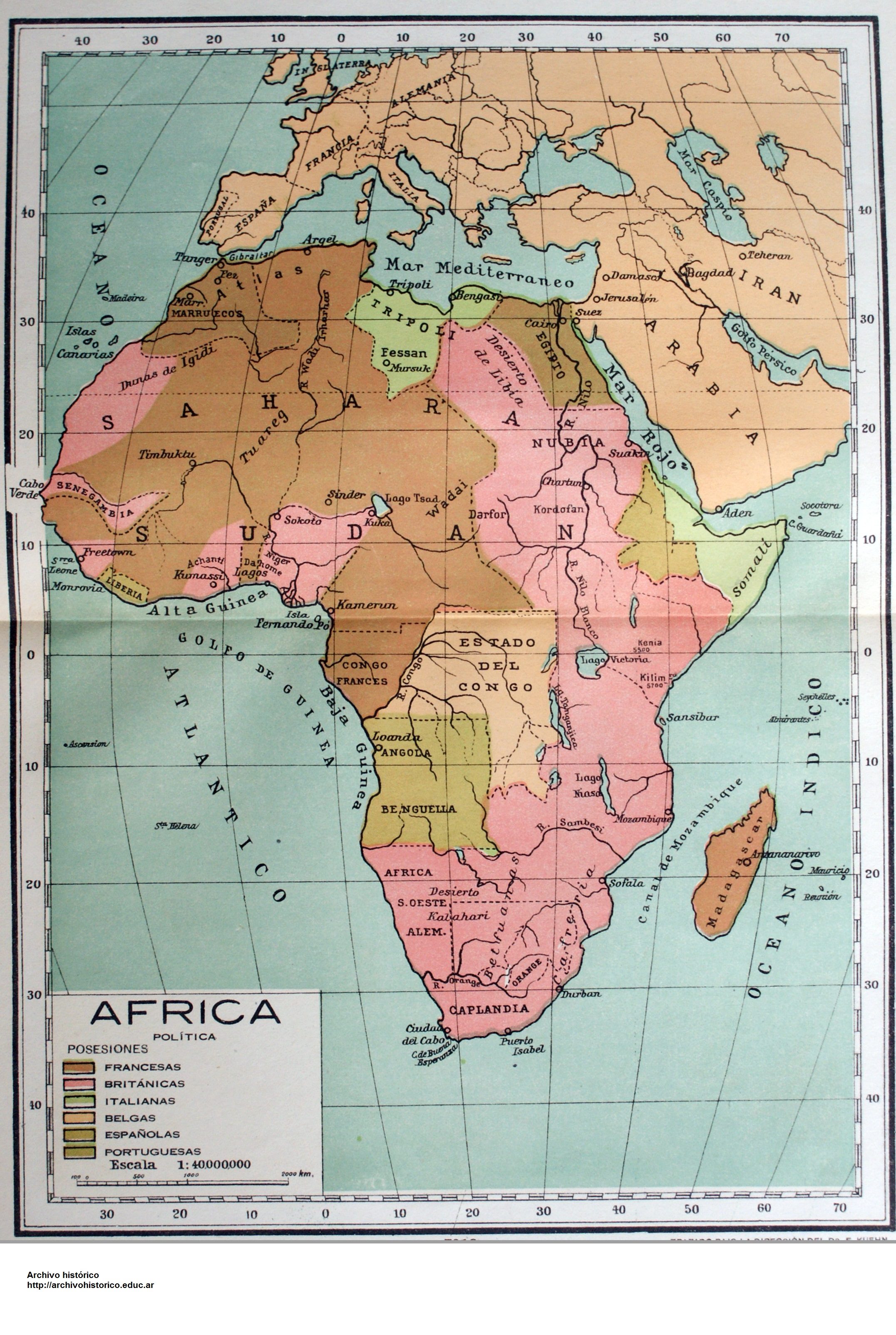 África en 1942
