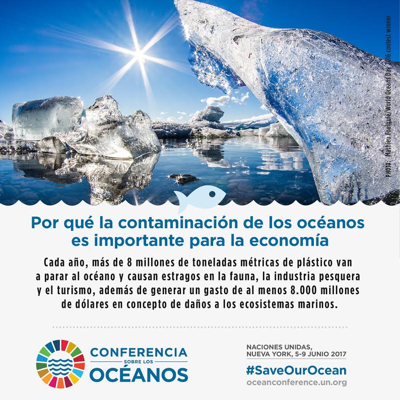 Afiches sobre el Día Mundial de los Océanos