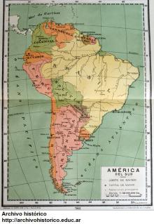 América  del Sud en 1950