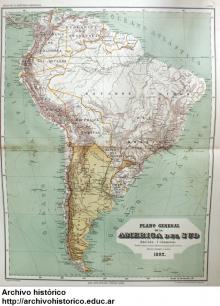 Sudamérica en 1892
