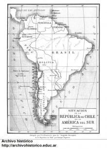 Sudamérica en 1897