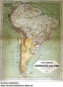 Sudamérica en 1898