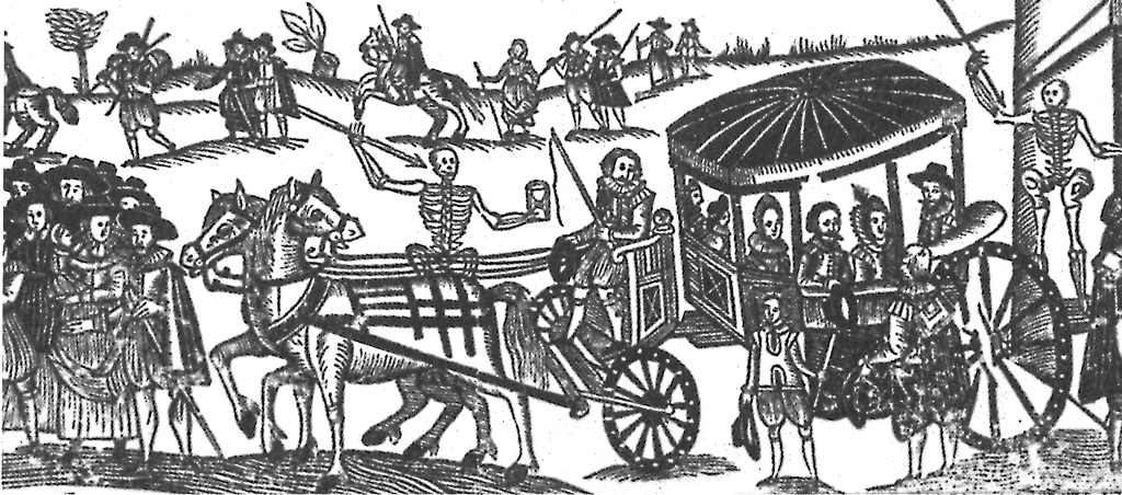 Representación de la peste, Londres 1630