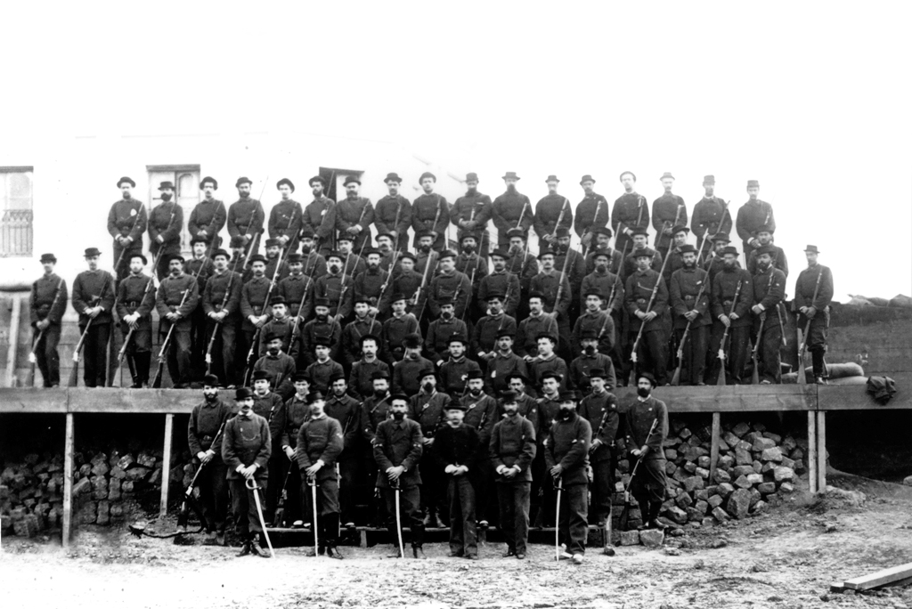 Soldados de caballería 1878