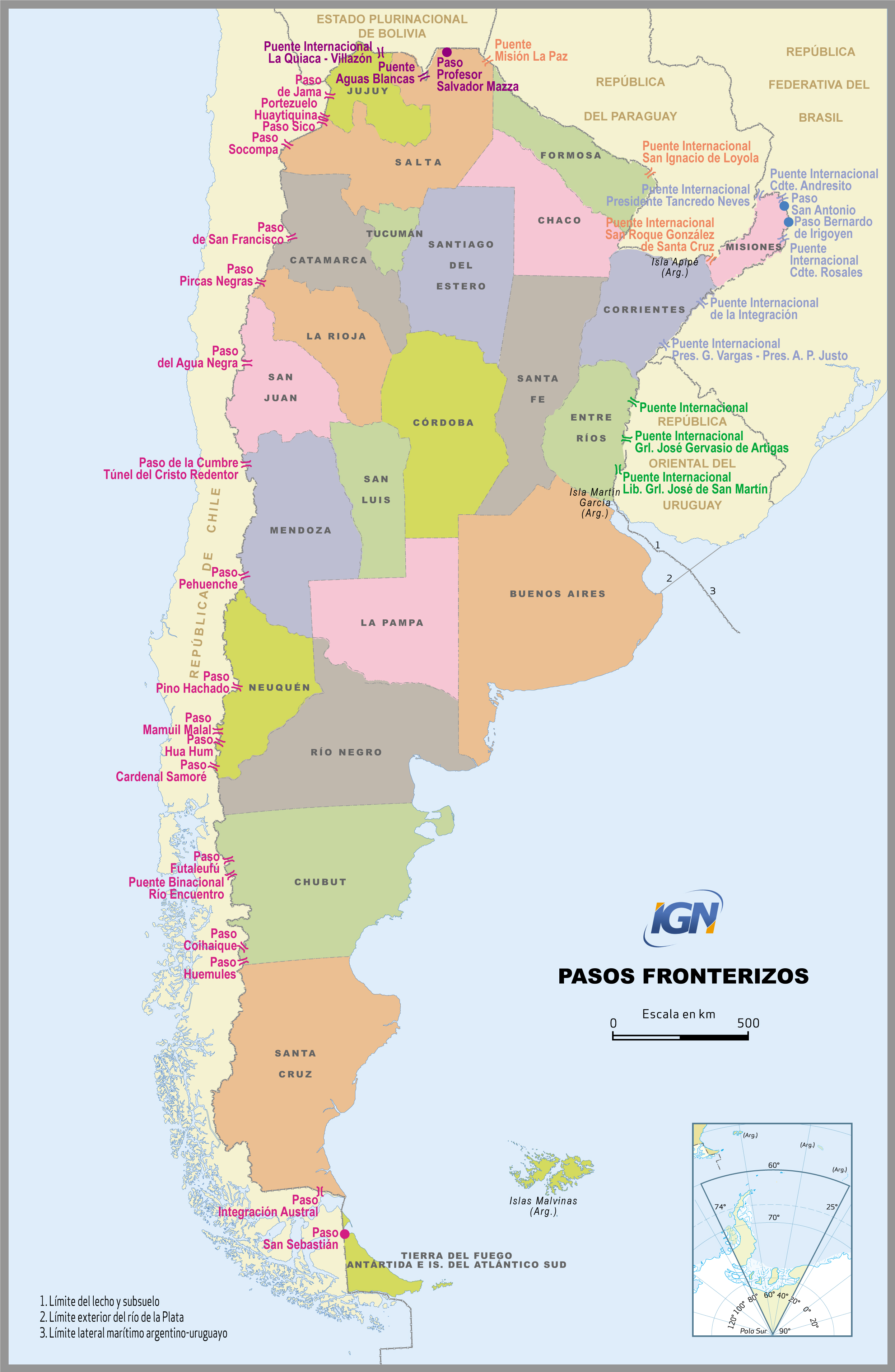 Argentina Pasos Fronterizos