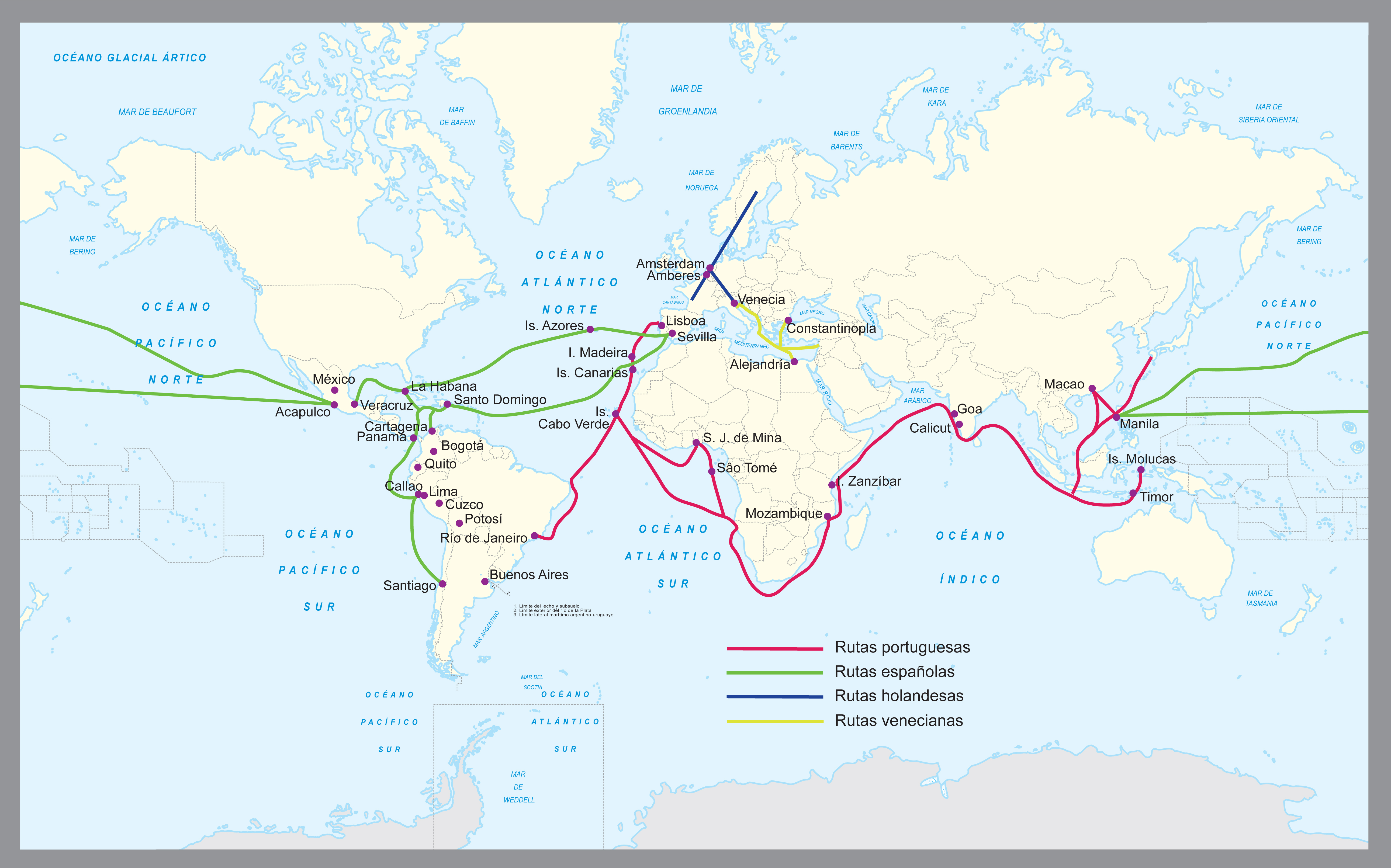 Mapa Histórico Comercio